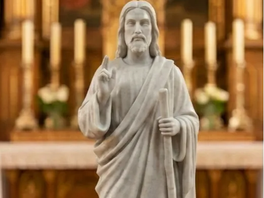 Cristo Re realistico Decorazione Presepe