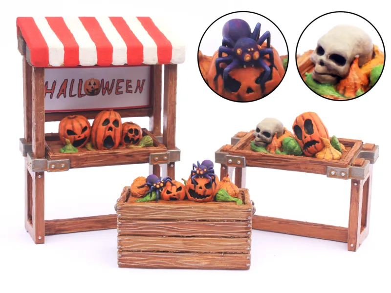 Modular Market Stand: Halloween 2025 Pumpkins