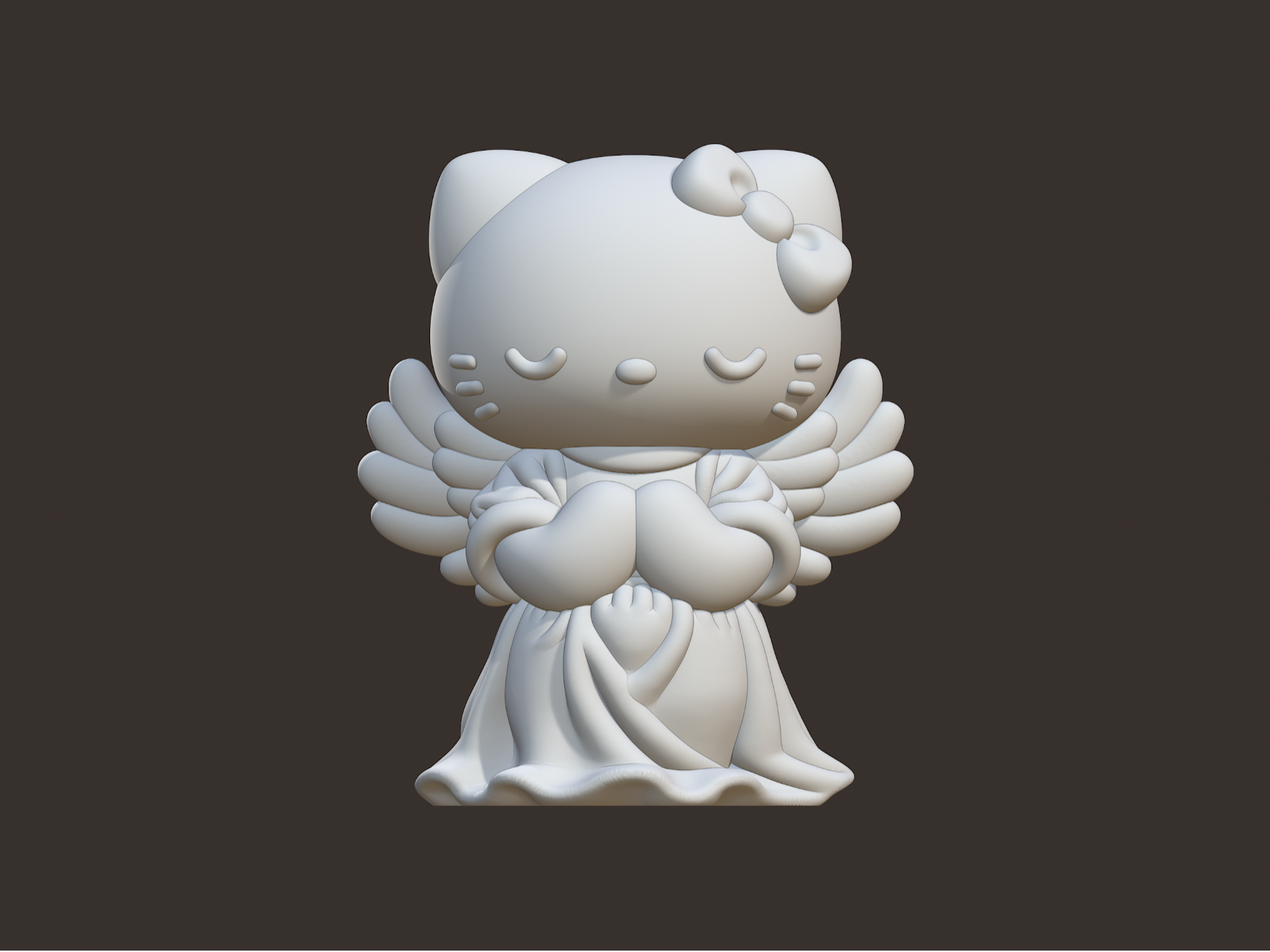 hellokitty天使石膏雕塑摆件