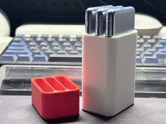 小米超薄充电宝三联收纳盒（带磁吸盖）