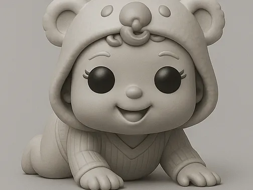 Figurine bébé — décoration attendrissante