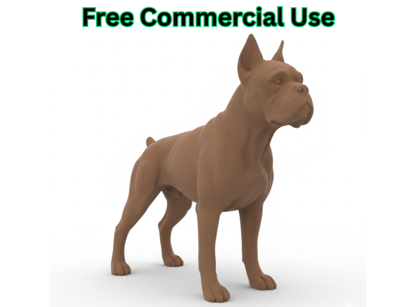 Boxer Dog Figurine