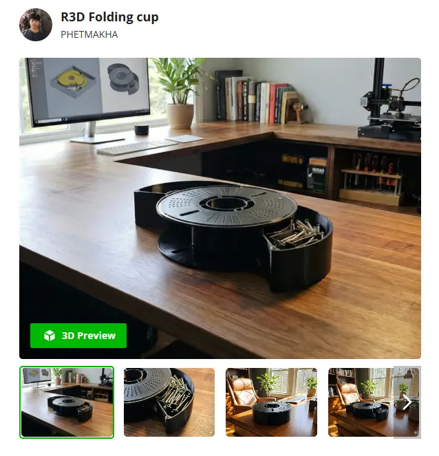 R3D Folding Cup - Expansion Layer - Free 3D Print Model - MakerWorld