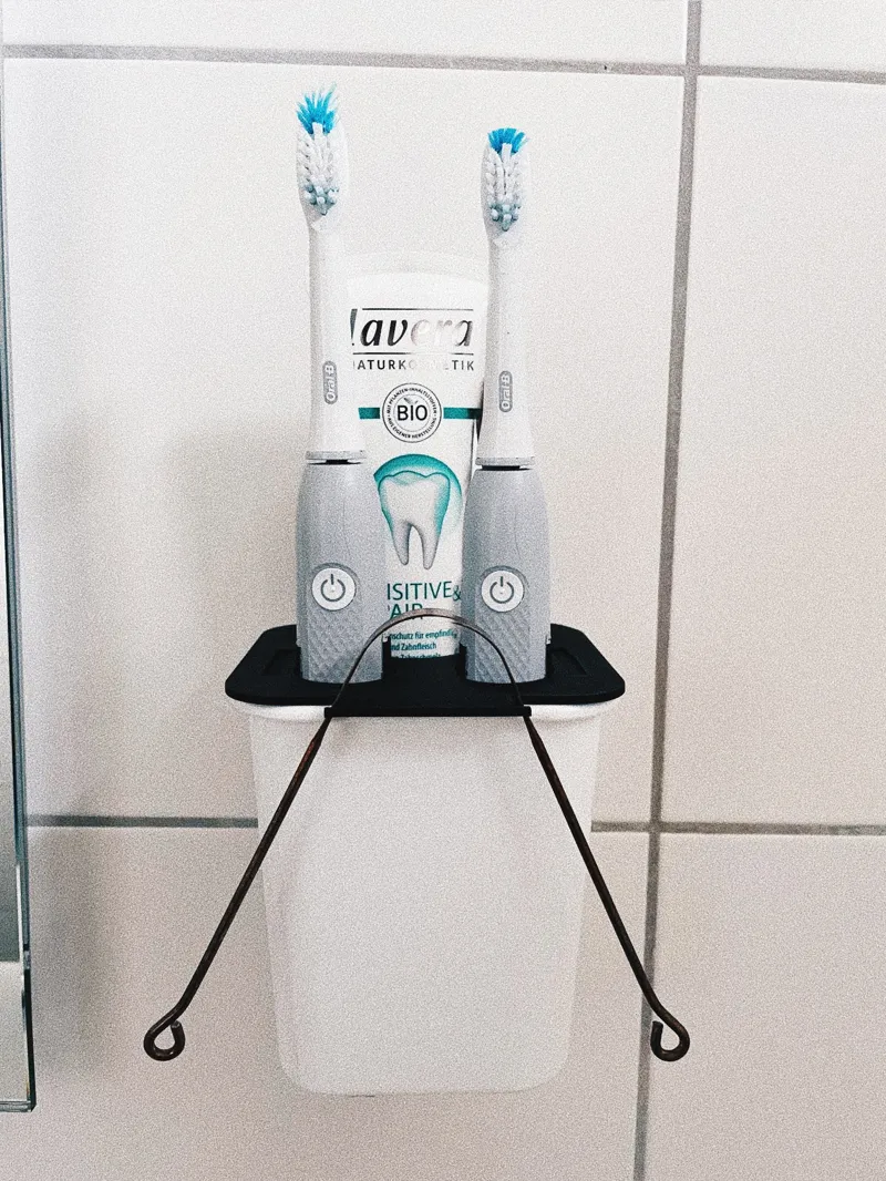 IKEA TISKEN tooth brush holder attachment