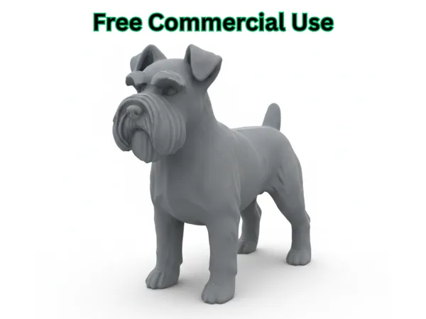 Figurine Schnauzer miniature