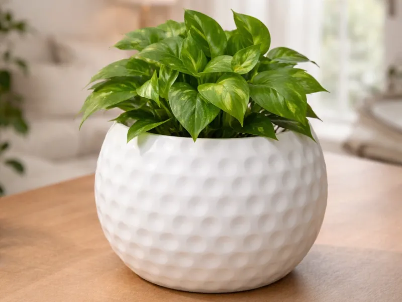 Golf Ball Style Pot 