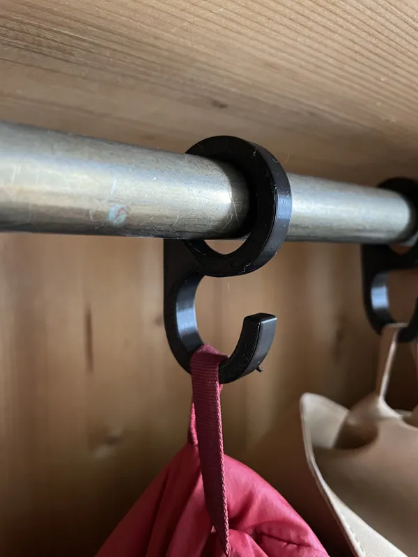simple wardrobe hook