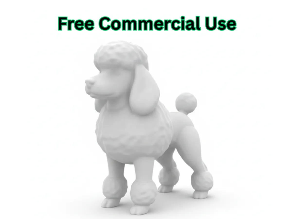 Poodle Dog Figurine - Free 3D Print Model - MakerWorld