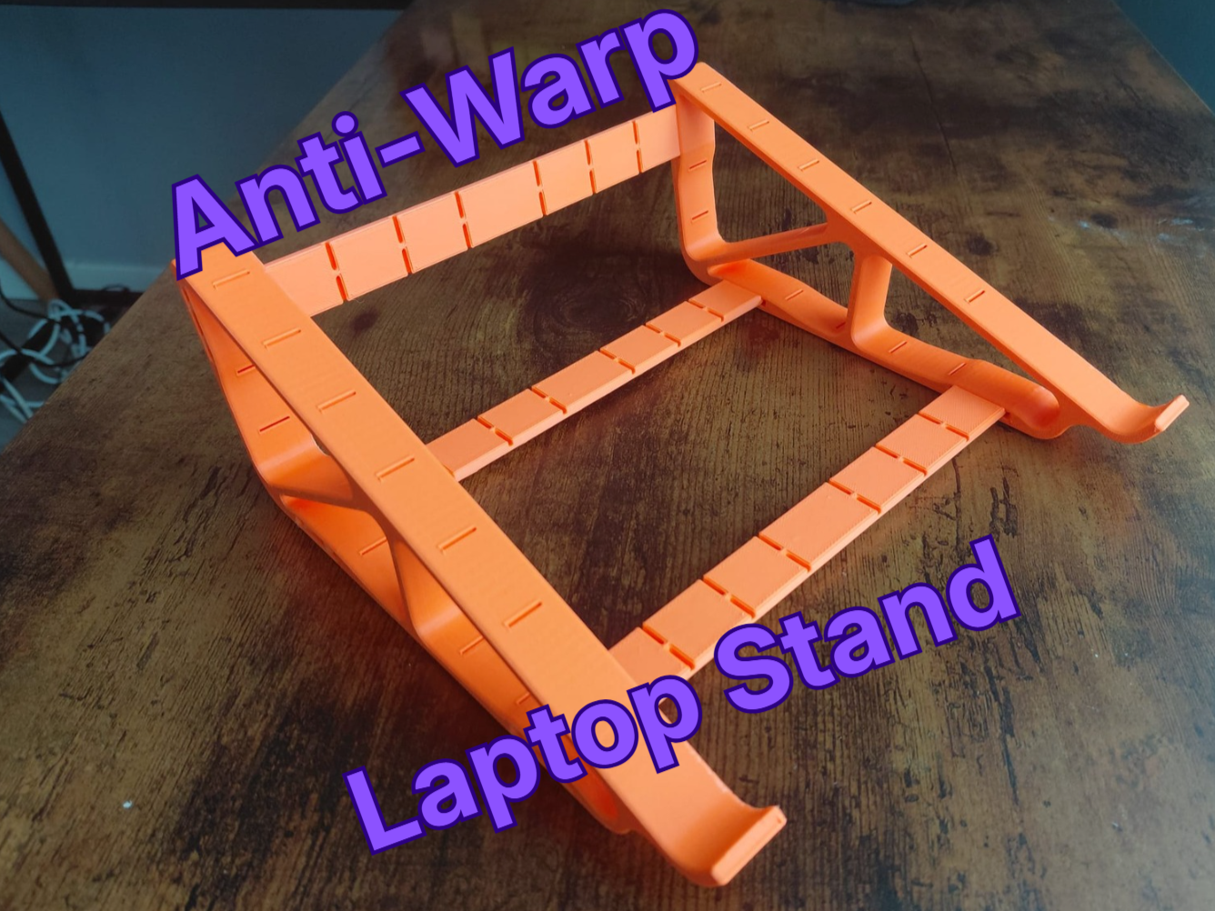 Anti-Warp Laptop Stand – Stable & Easy to Print