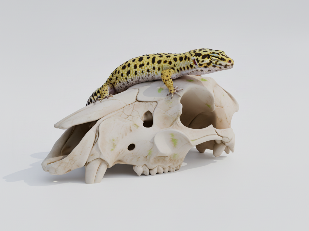 Degraded Animal Skull | Ancient Desert Environment