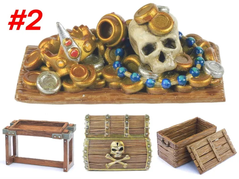Pirate Treasure Chest Module 2: Gold Coins Skull 5