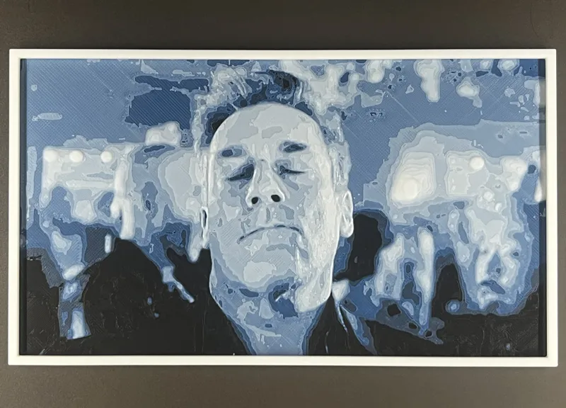 Jon Hamm Dancing Meme HueForge Wall Art Portrait