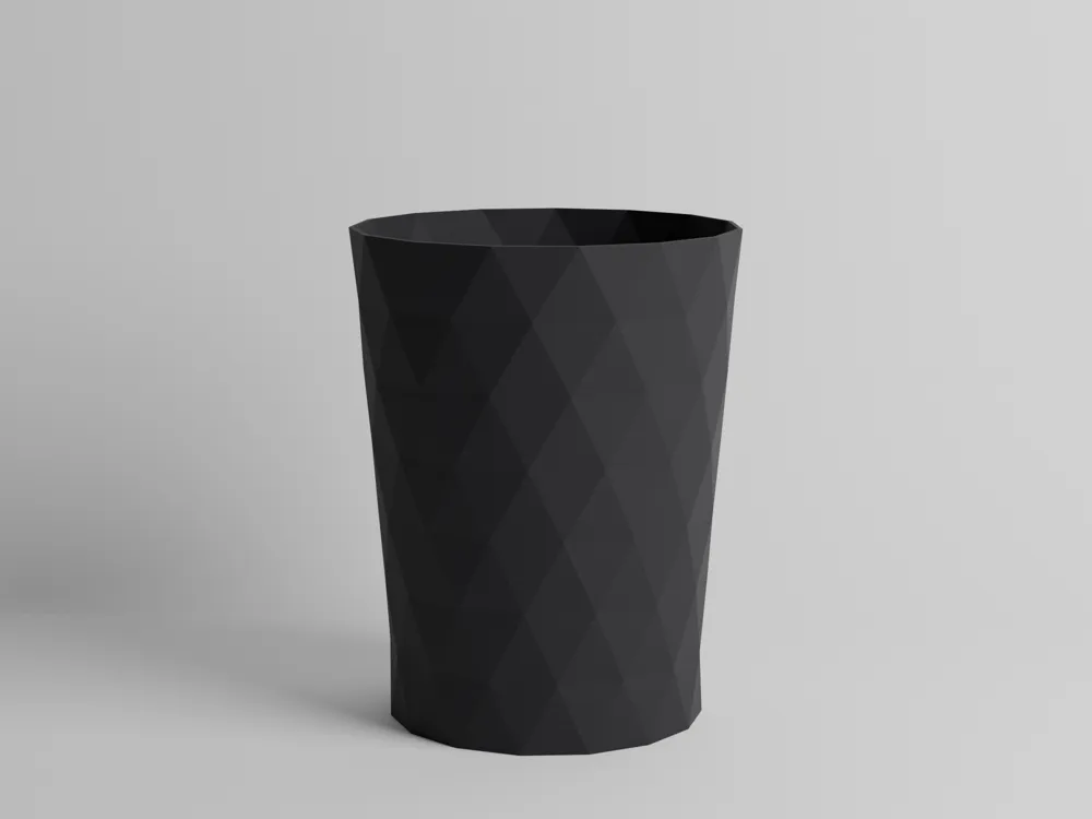 Low Poly Pencil Cup (Vase Mode) - Free 3D Print Model - MakerWorld