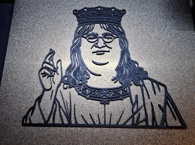Gabe Newell, Our lord and savior Wall Art