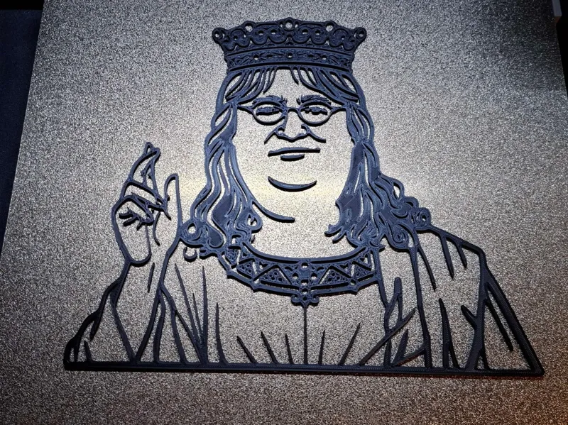 Gabe Newell, Our lord and savior Wall Art