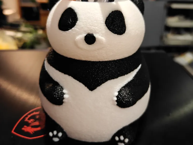 Panda pencil desktop holder