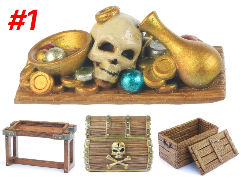 Pirate Treasure Chest Module 1: Gold Coins Skull 1