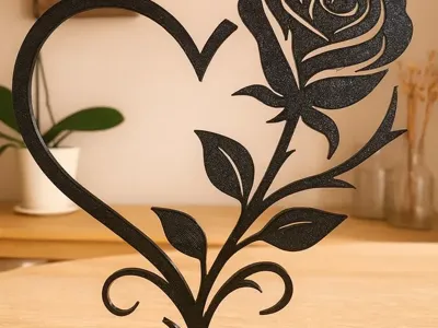 Hearts and roses love