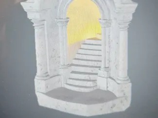 Stone Archway Book Nook