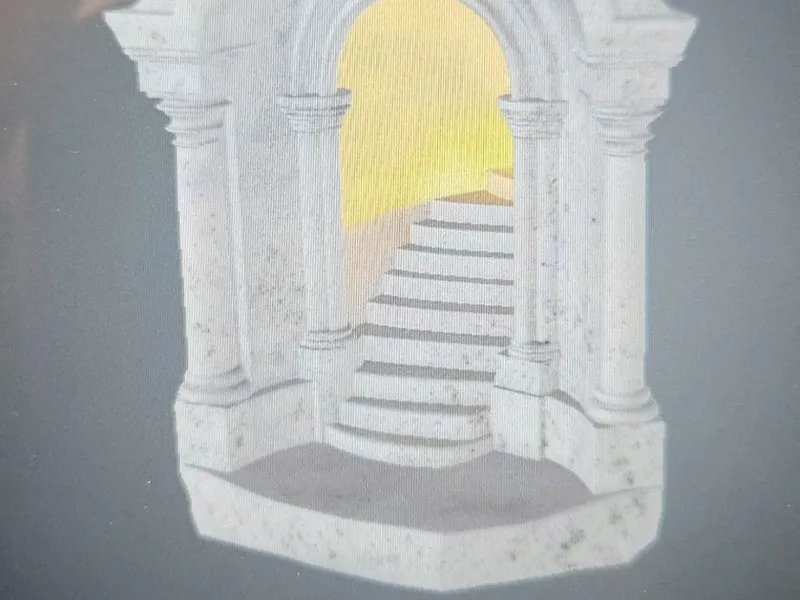 Stone Archway Book Nook