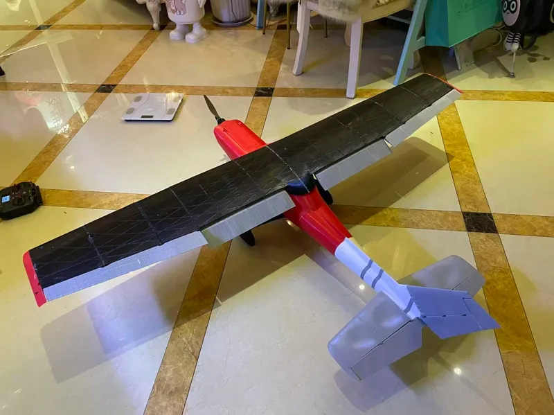 塞斯纳152航模固定翼，上单翼3D打印 飞机
