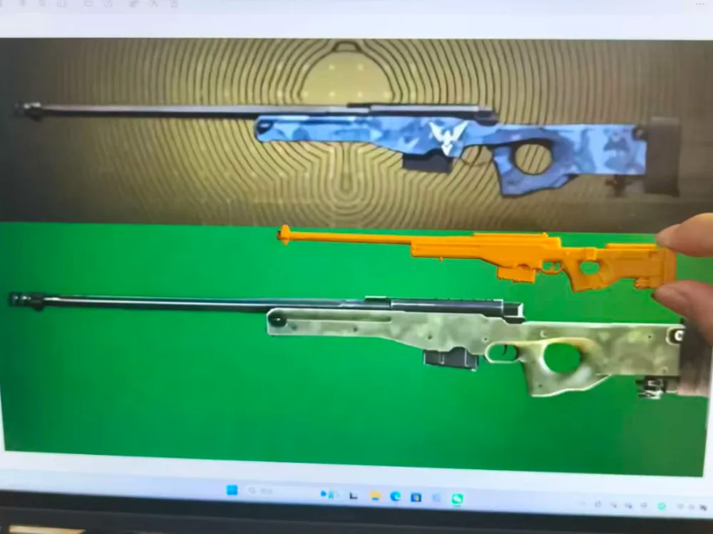 Piececool Puzzle 3D Fusil De Sniper AWM – 186 Pièces – Acier Inoxydable – Maquette Métal – Cadeau Adulte 16+ – Collection Défi