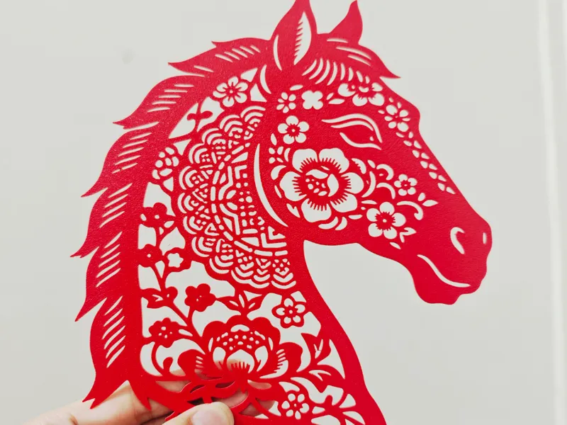 2026年马年马头窗花