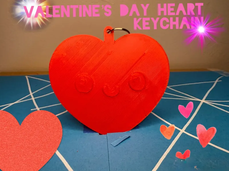 heart keychain