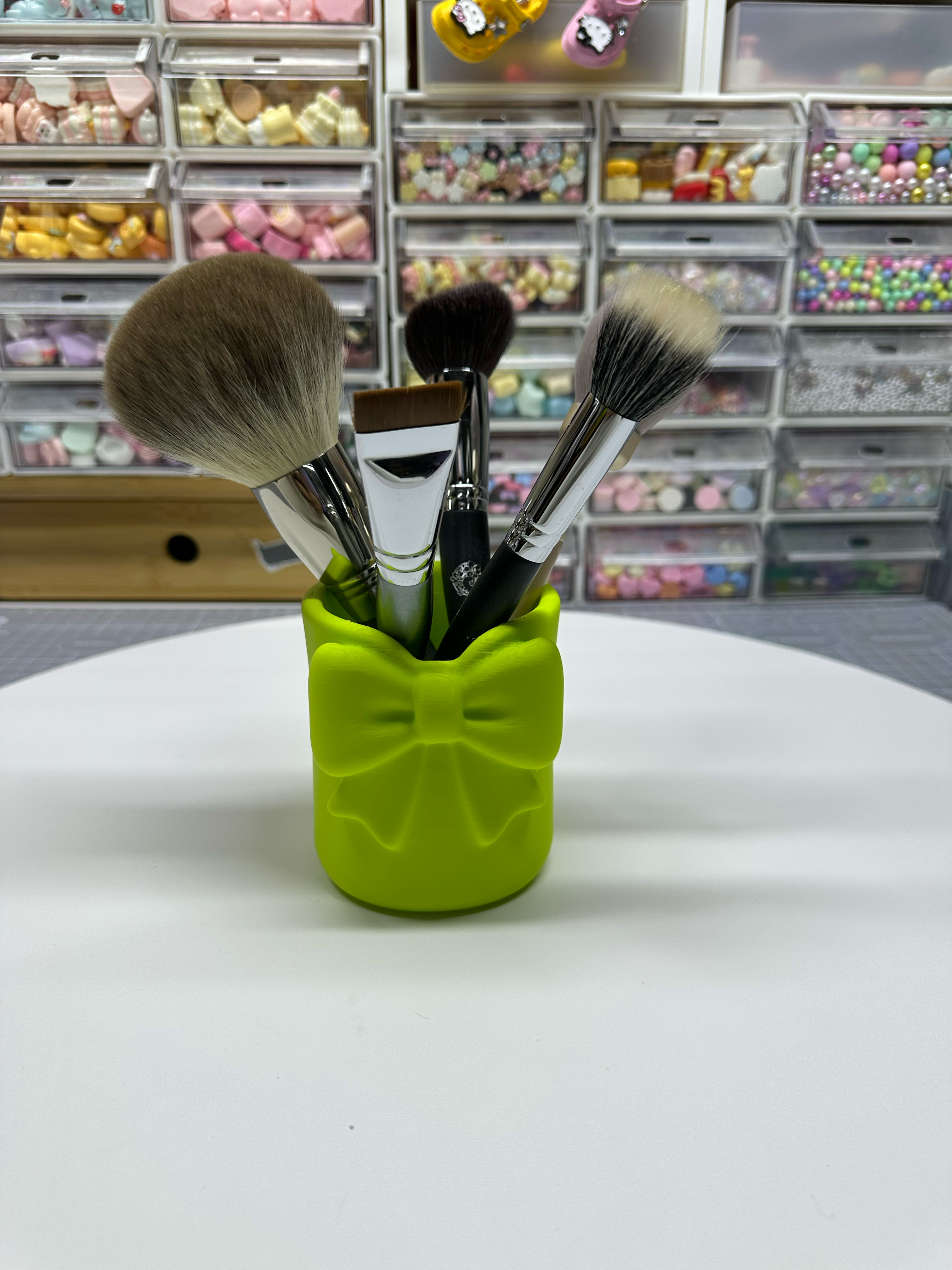 Organizador de lazos y brochas con moño — imagen 2 de impresión 3D