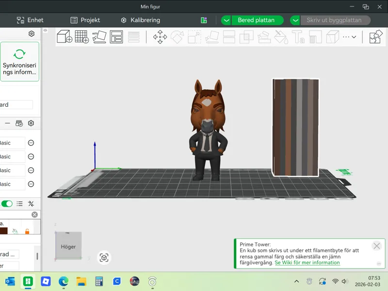 standing horse