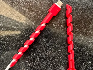 iphone15 16 17 typec苹果C口充电线护线套螺纹防折断防断裂防污染保护套TPU95