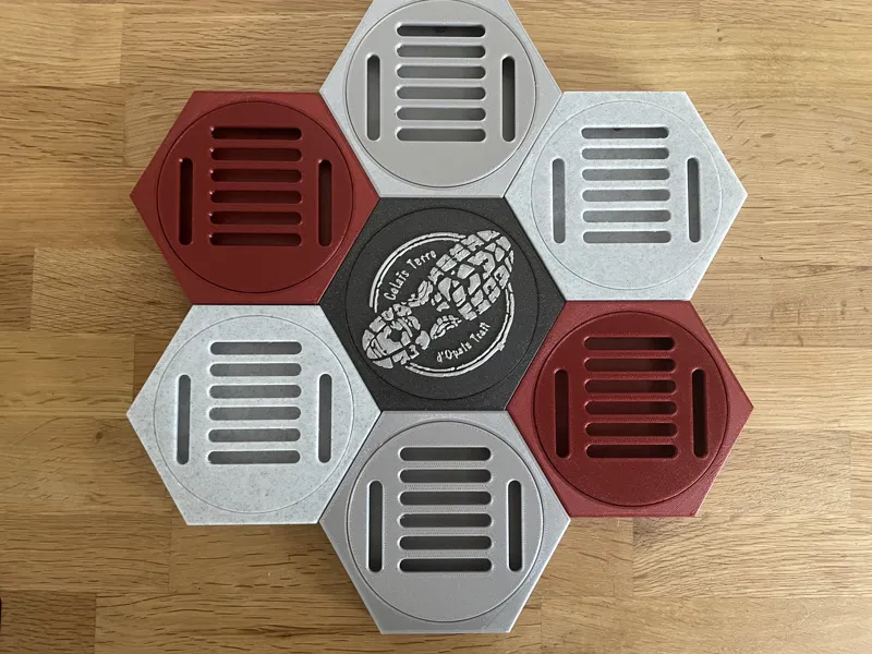 Hexagonal Medal holder