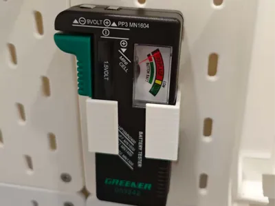 Greenworks Battery Tester Pegboard Holder