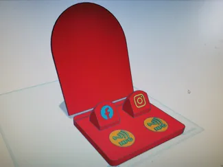 NFC Werbeaufsteller Stand