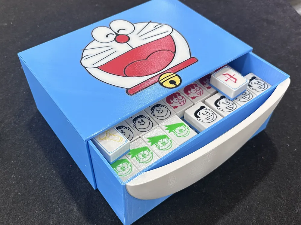 哆啦A梦主题麻将牌 - 免费 3D 打印模型 - MakerWorld
