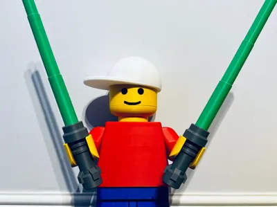 Brick style light saber - retractable