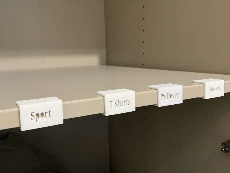 Ikea Pax Regalbodenbeschriftung