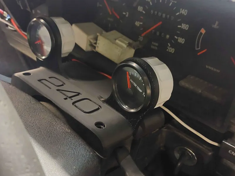 Volvo 240 52mm gauge holder