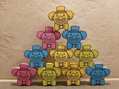 stacking clowns