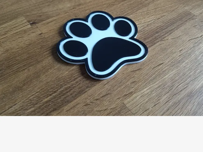 Cat paw coaster