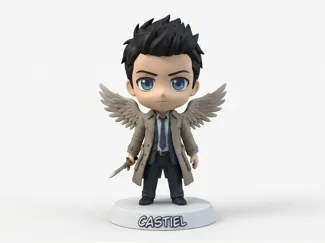 Supernatural Anime Castiel