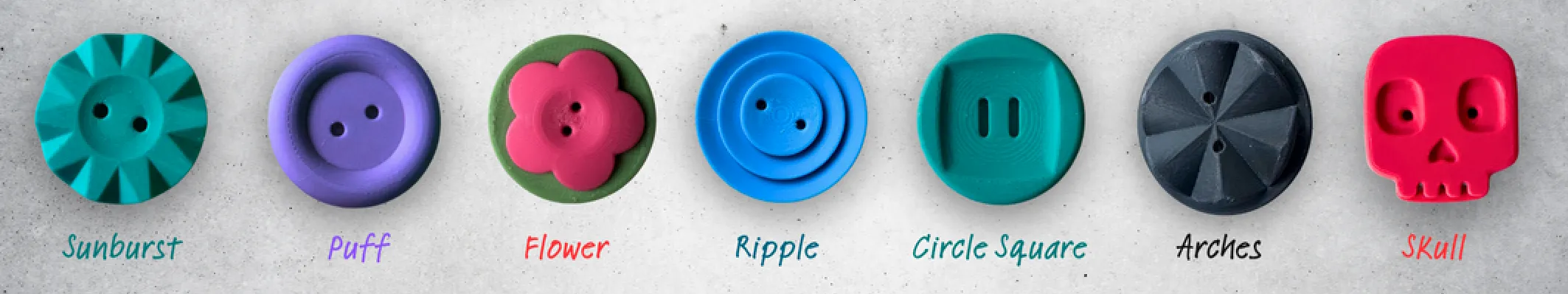 Curved Star Button - Free 3D Print Model - MakerWorld