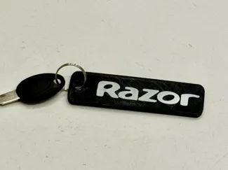 Razor Keytag/Keychain (No Ams needed)