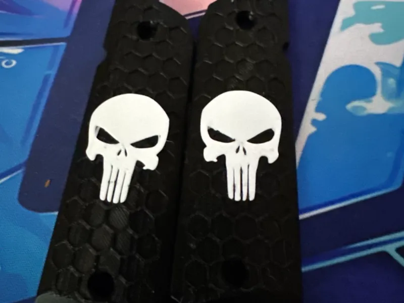1911a Honeycomb Punisher Grips