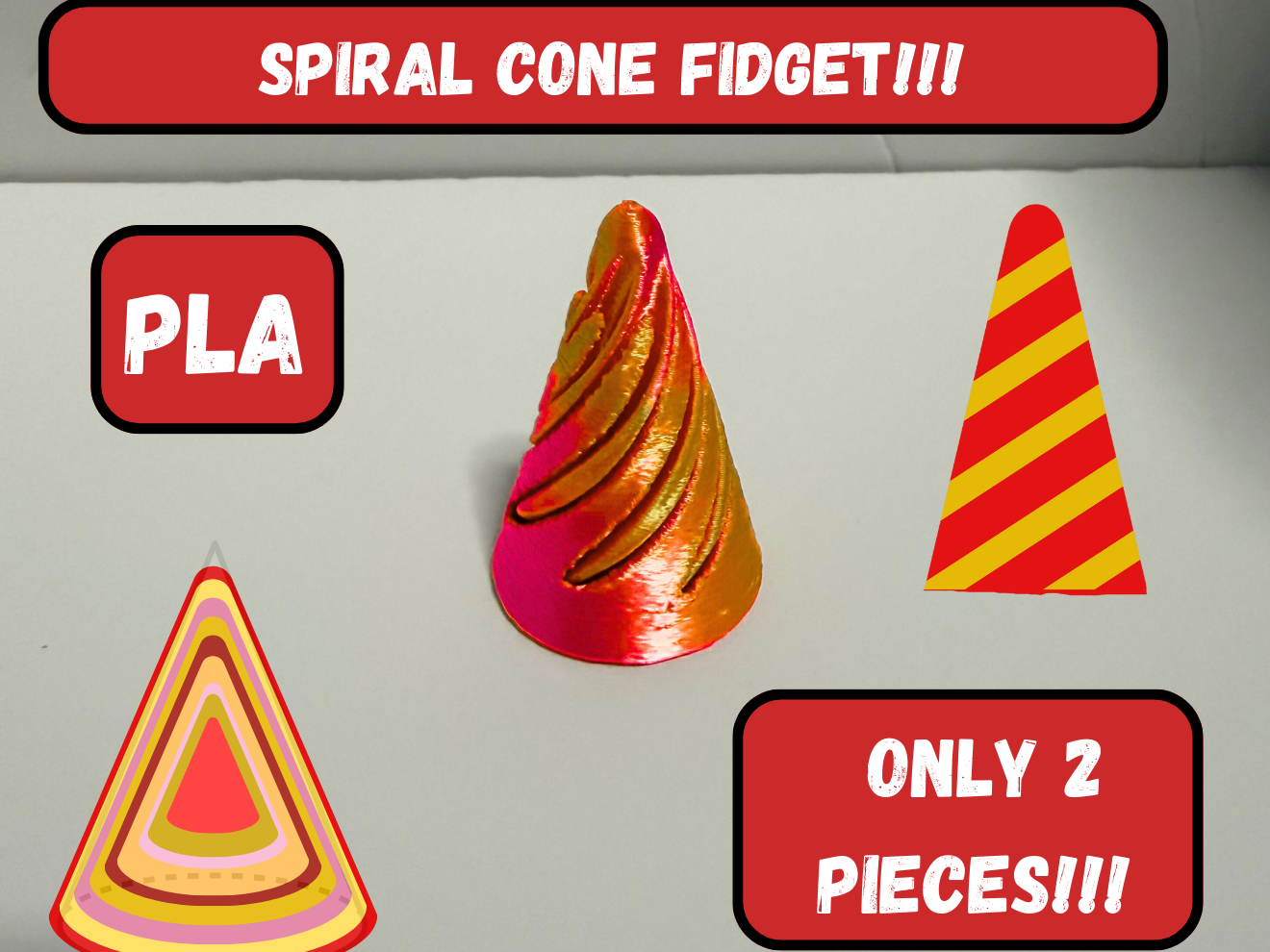 Spiral Cone Fidget!!!