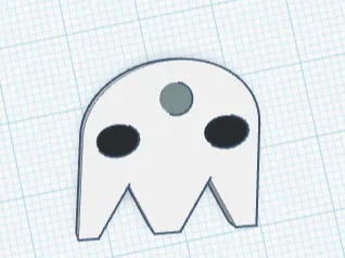 little ghost key chain