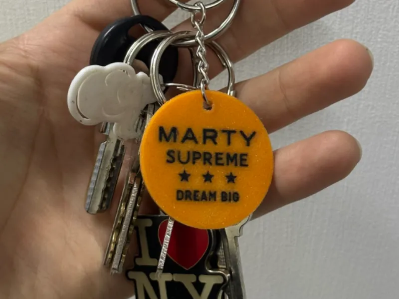MARTY SUPREME Ping Pong - Keychain