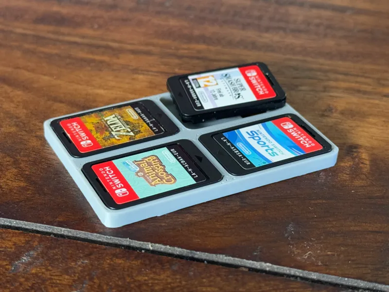 Switch Gamecard Holder 1/2 Ultra Slim
