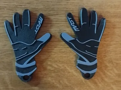 Goalkeeper glove keychain