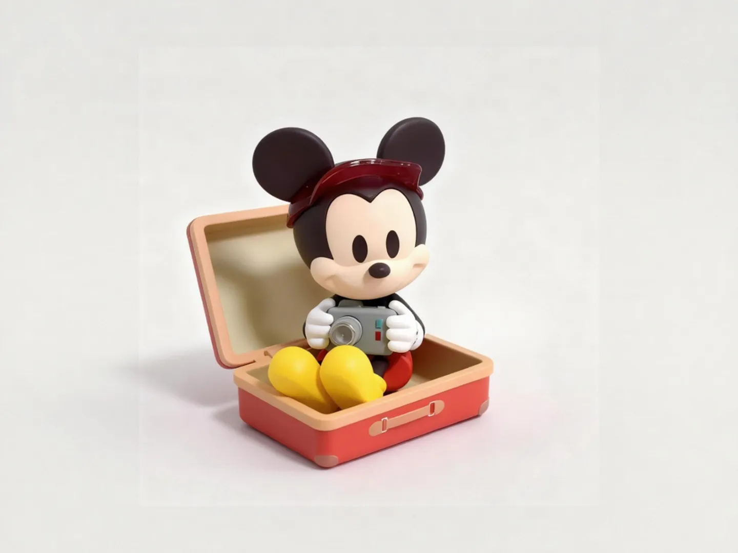 Mickey Mouse Traveling Special Edition - Mickey Mouse Clubhouse Disney Merchandise Figurine Ornament - Children's Coloring Toy